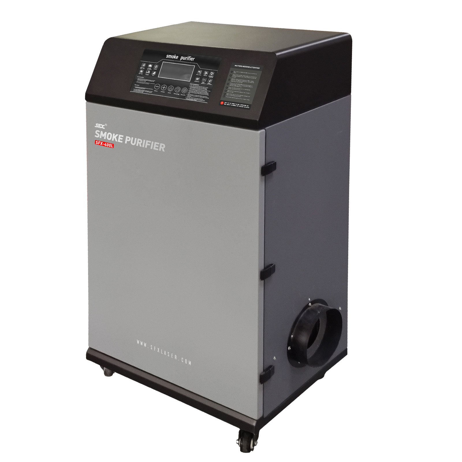 SFX-400L Smoke Purifier Fume Extractor Fume Purifier for Laser Cleaning Machine Laser Cutting Engraving Machine